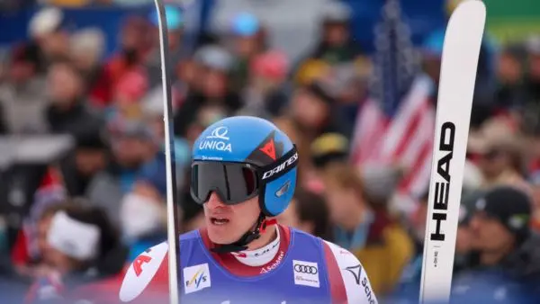 Haarscharf am Podium vorbei